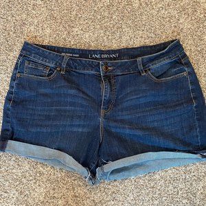 Lane Bryant denim shorts size 20